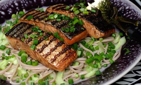 grilled salmon